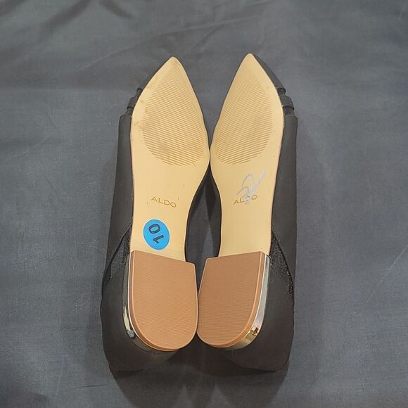 BRAND NEW ALDO POINTED TOE SLIP-ON WOMEN"S LEATHER FLAT G1 - Picture 10 of 13